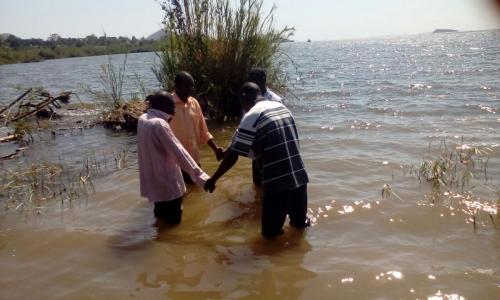 doing baptism in Kenya